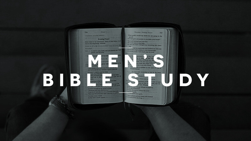 Men's Bible Study-Thursday Morning