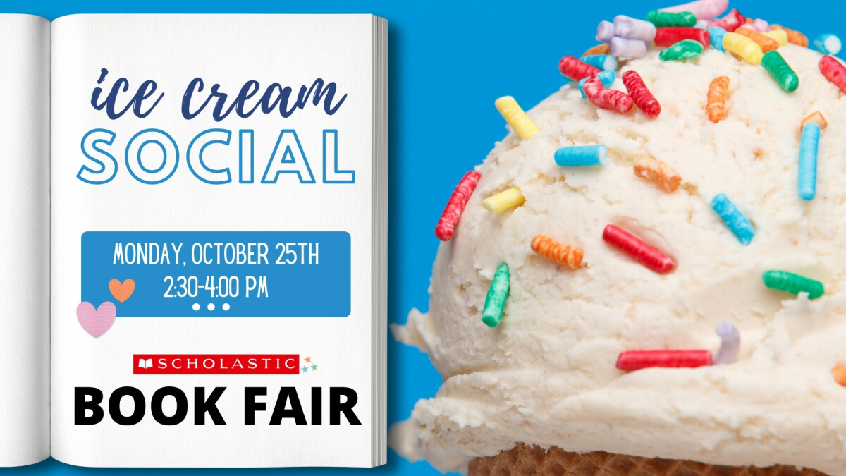Ice Cream Social and Book Fair Kick Off