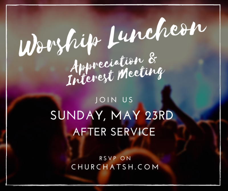 Worship Ministry Luncheon