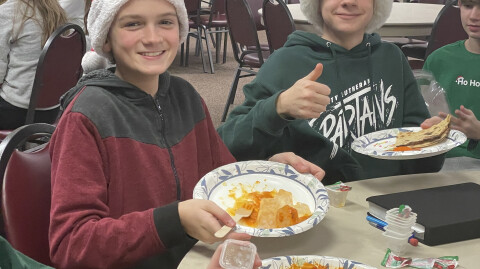 7th and 8th grades celebrates Indian culture