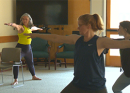 Local Yoga Class Held to Pray and Show Support for Ukraine