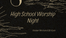 High School Worship Night