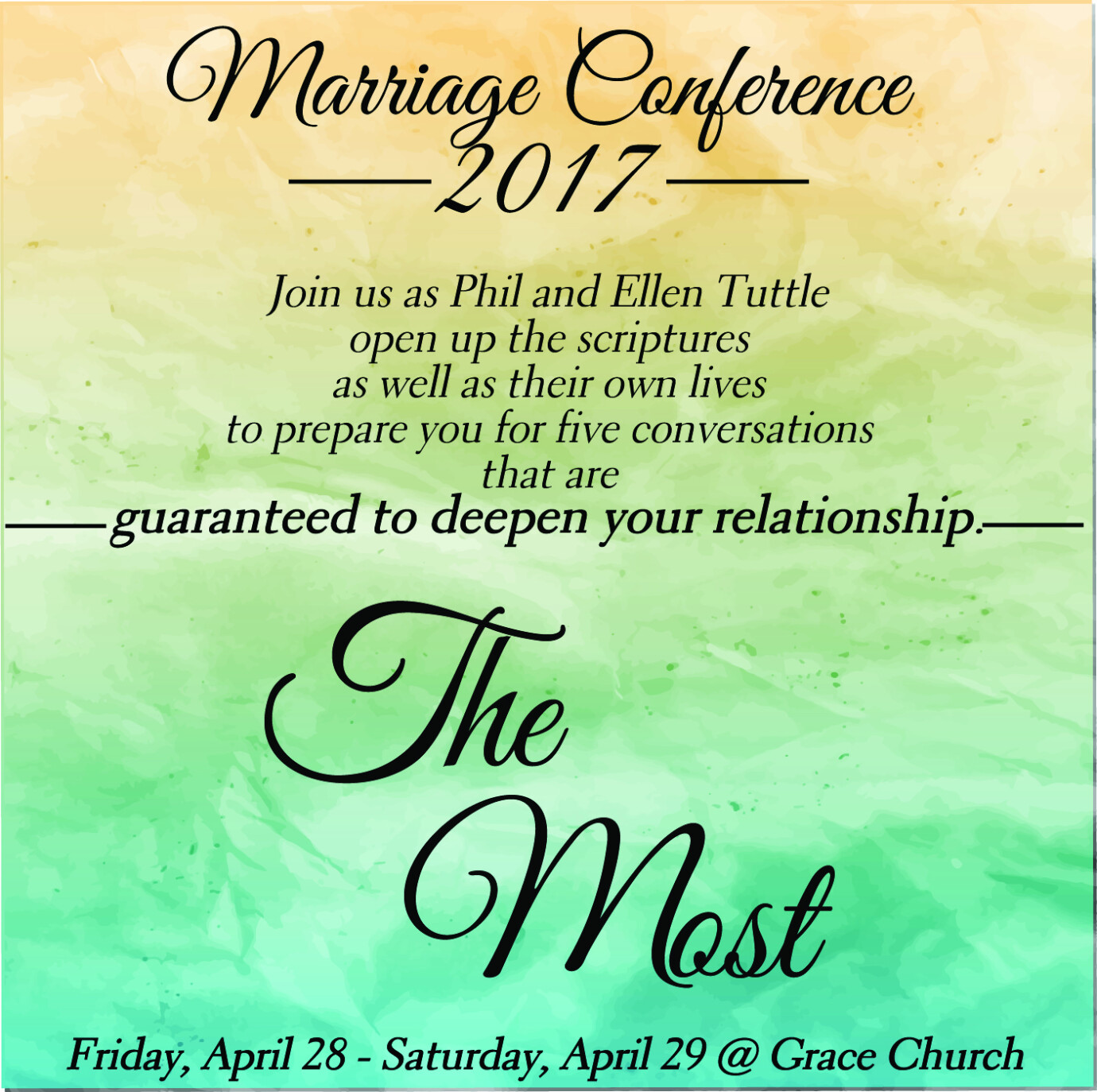 2017 Marriage Conference