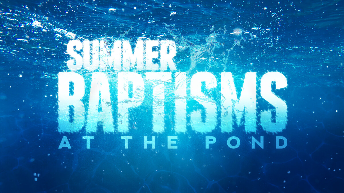 Baptisms at the Pond