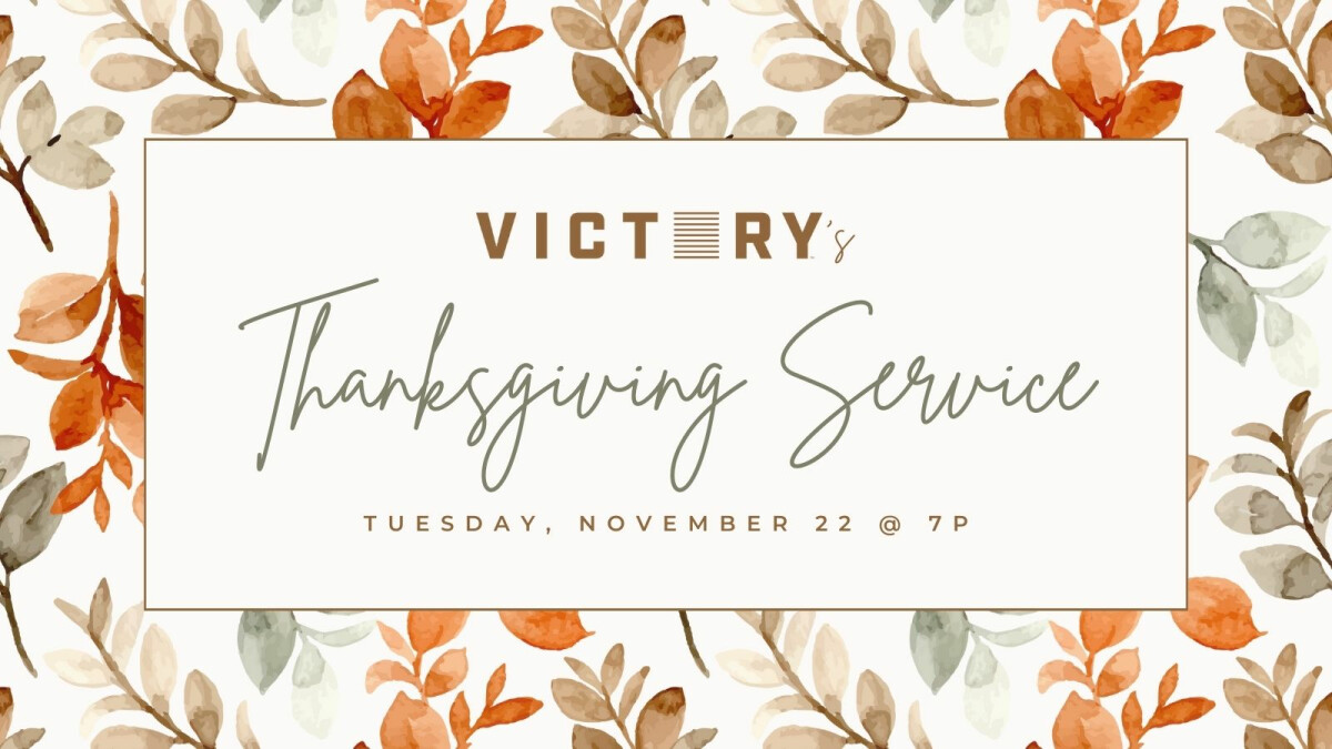 Thanksgiving Testimony Service