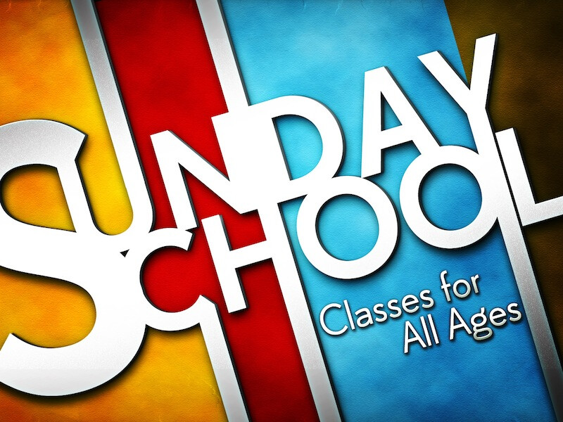 Adult and Children Sunday School begins 