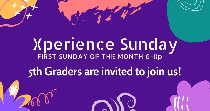 Invitation for 5th graders to join us 