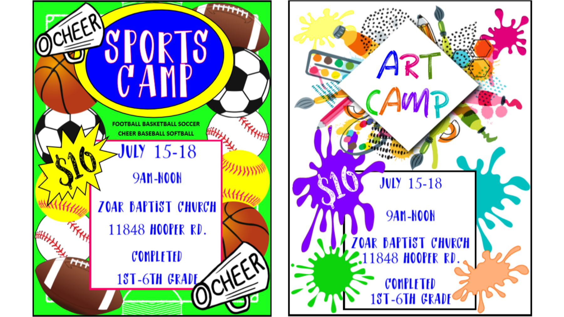 Sports & Art Camp 2019