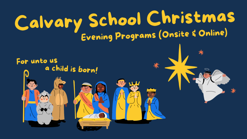 Preschool- 1st Grade Christmas Program