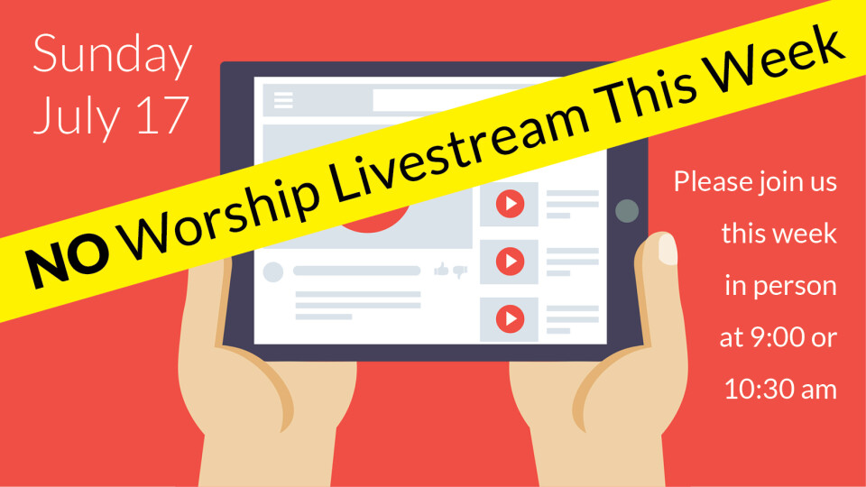 No Worship Livestream
