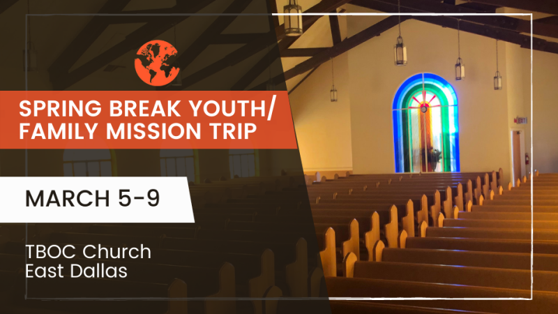 Youth/Family Mission Trip