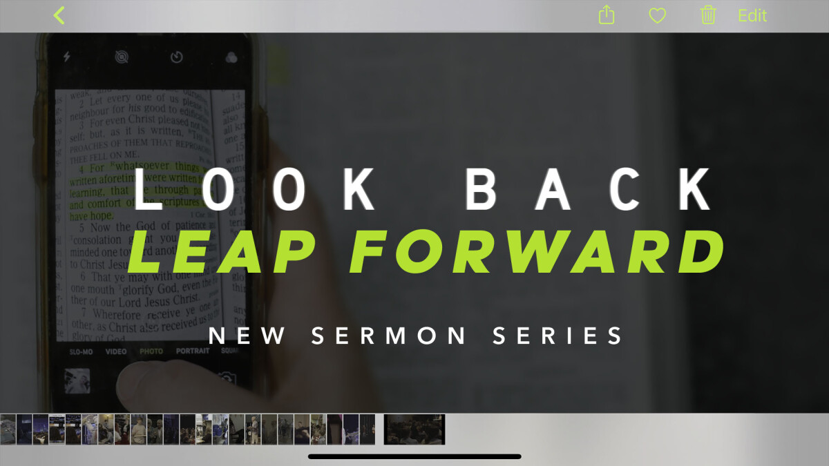 New Sermon Series 