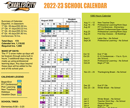 district calendar