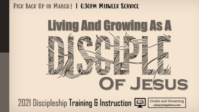 Discipleship Series - Part III