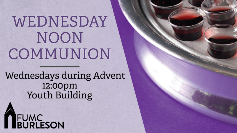 Wednesday Noon Communion