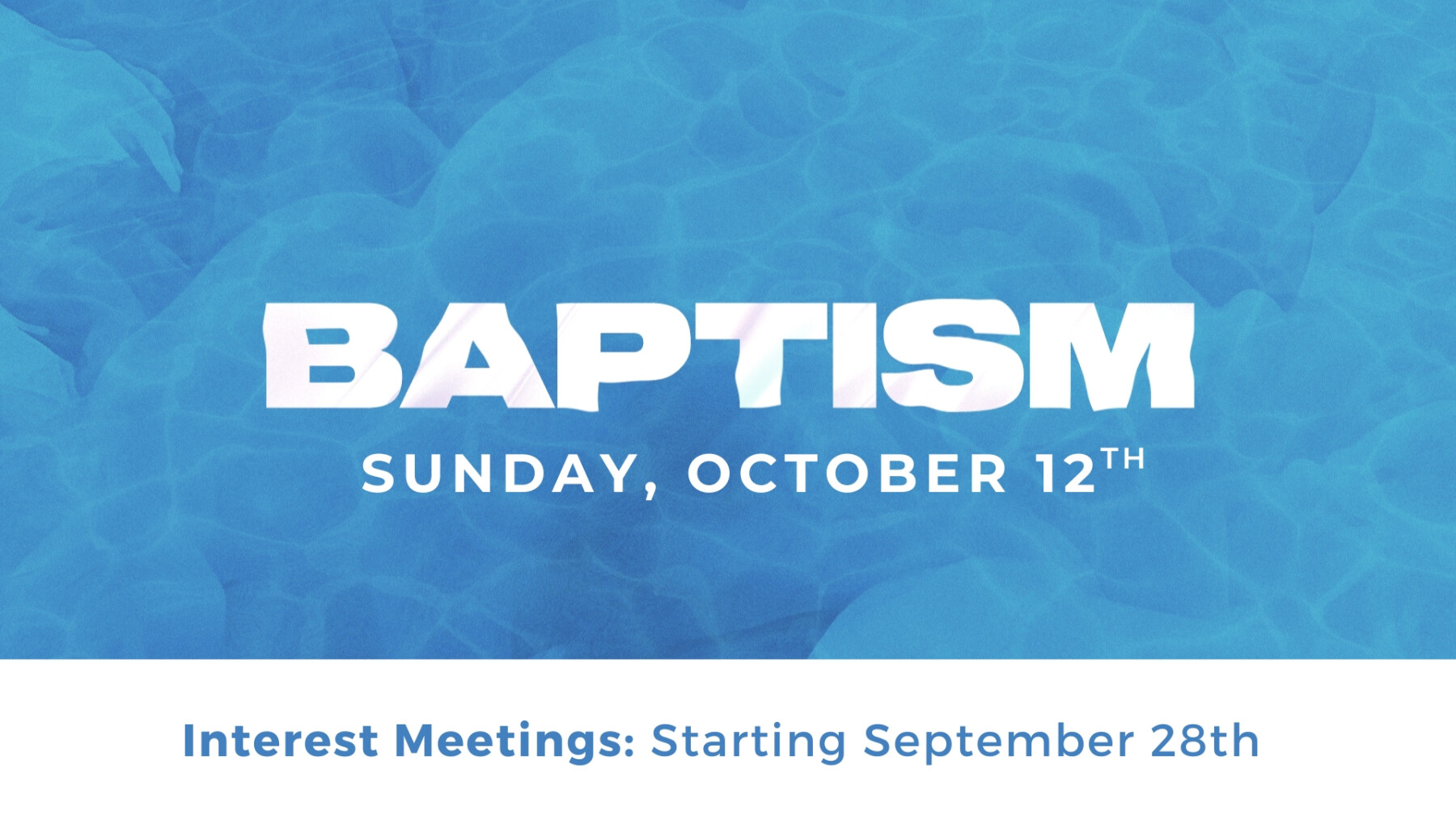Baptism