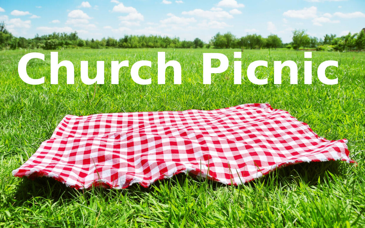 Church Family Picnic on the hill