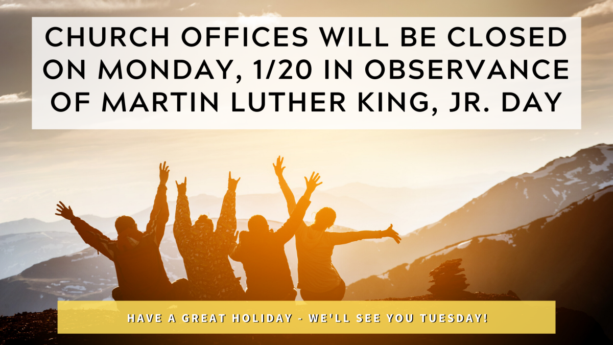 Martin Luther King, Jr. Day Hours 