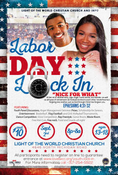 Labor Day Lock-In Flyer