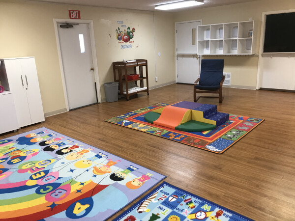One of the play areas in the First Baptist Church of Vacaville nursery.