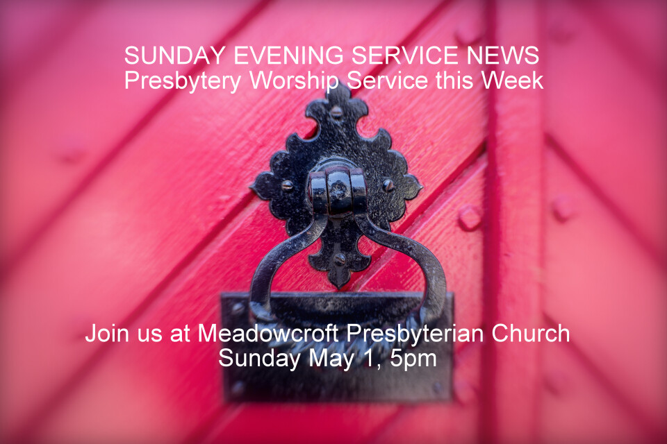 Presbytery Worship Service (Not at Christ the King)