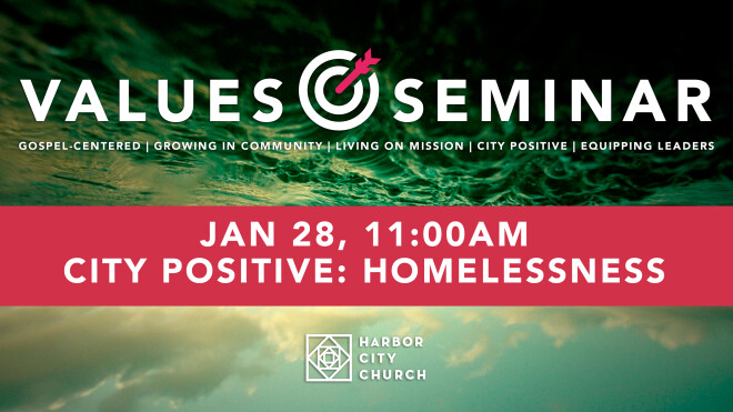 Values Seminar: Homelessness