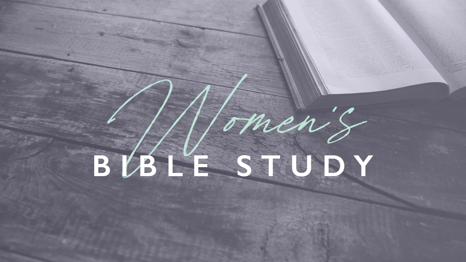 Women's Bible Study Registration