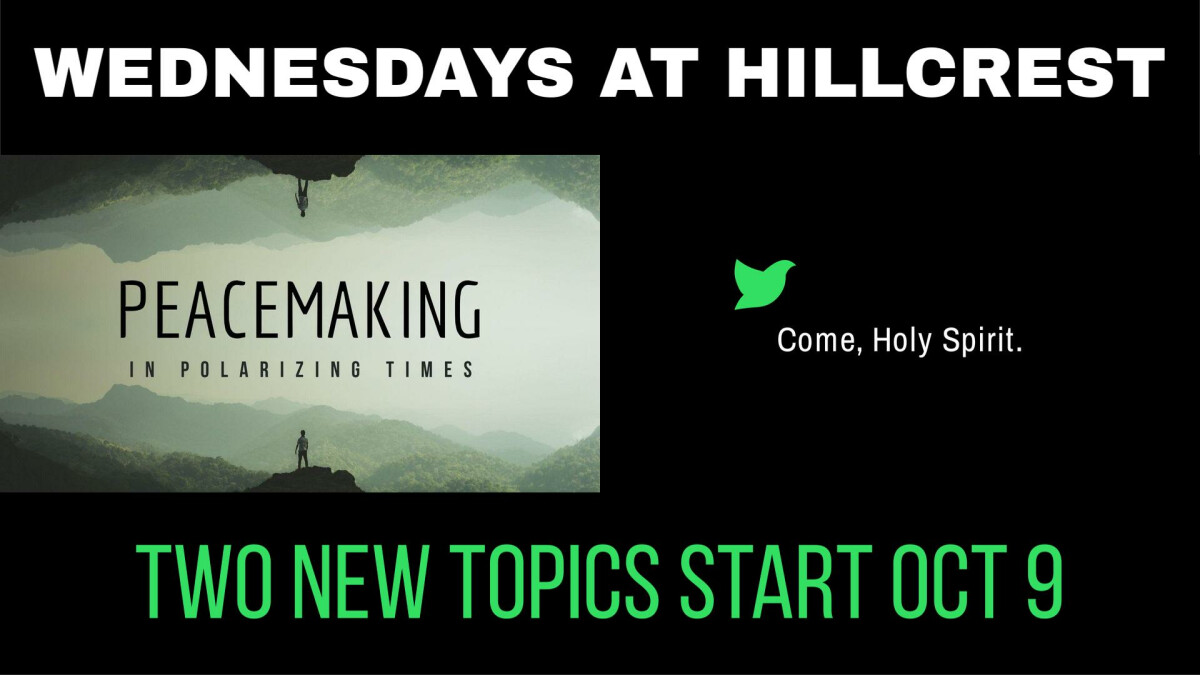 Wednesday Nights-Two New Topics