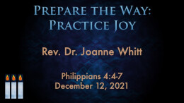 Prepare the Way: Practice Joy