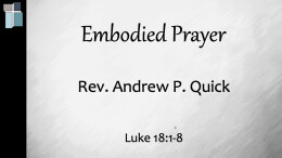 Embodied Prayer