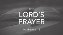 Prayer as Provision