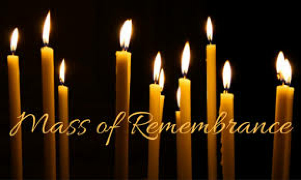 6:30 p.m. Outdoor Mass of Remembrance