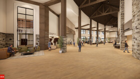 Gathering and community space rendering