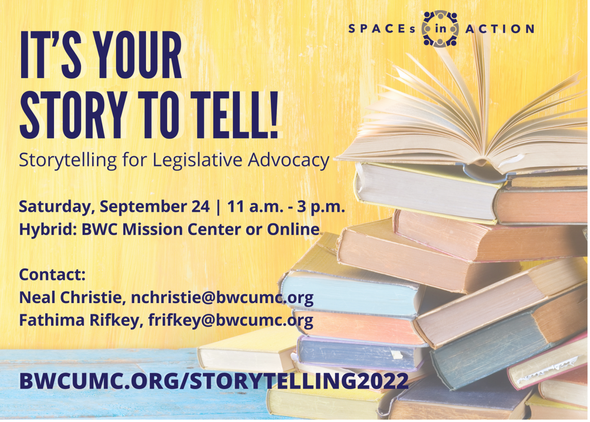 It’s Your Story to Tell! - Storytelling for Advocacy Training with SPACEs in Action