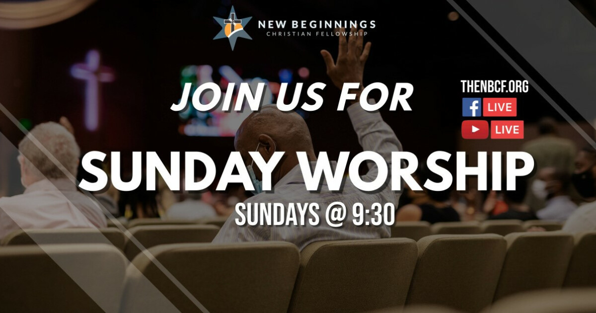 Sunday Service Live | New Beginnings Christian Fellowship | Kent