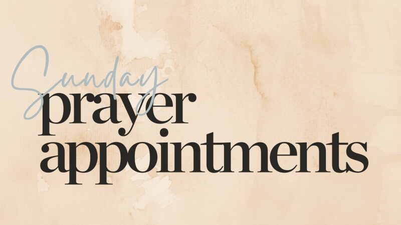 Prayer Appointments