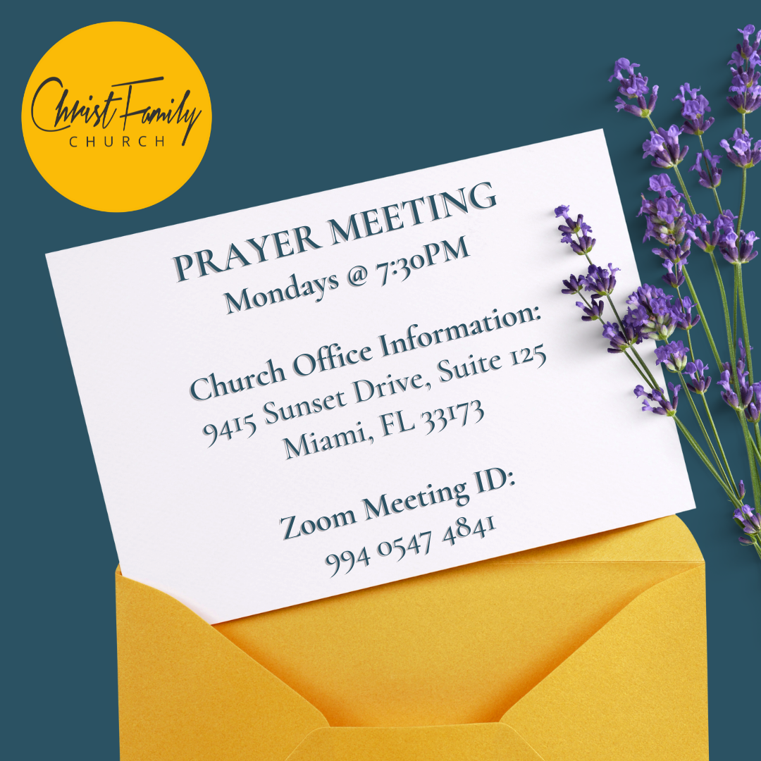Prayer Meeting (English and Spanish)