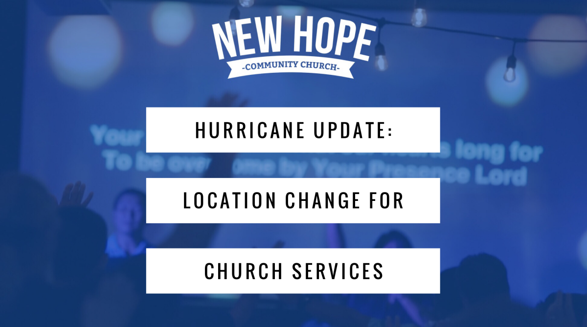 Sunday Service Location Change