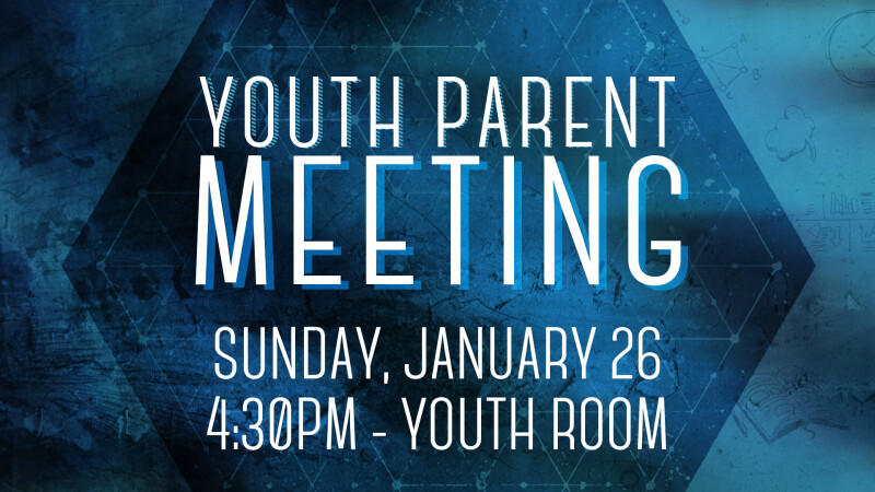 Youth Parent Info Meeting