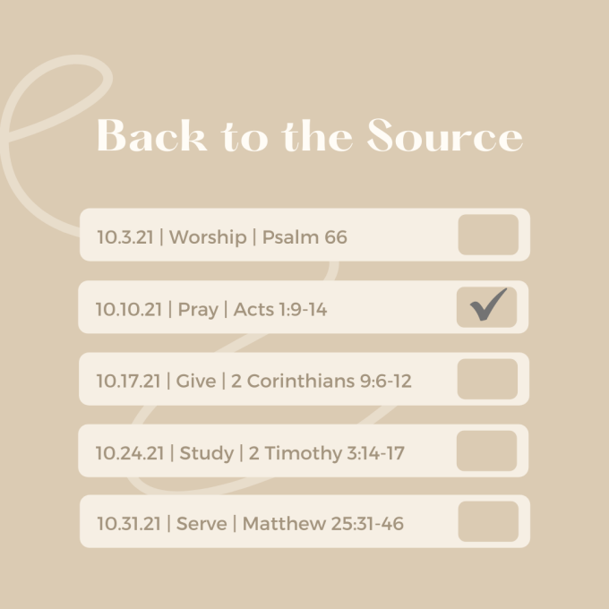 Back to the Source: Prayer