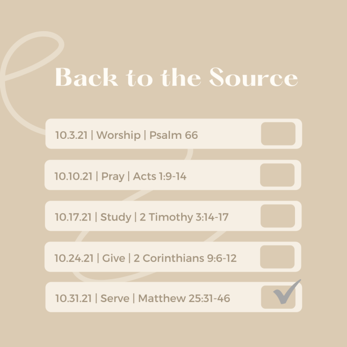 Back to the Source: Serve