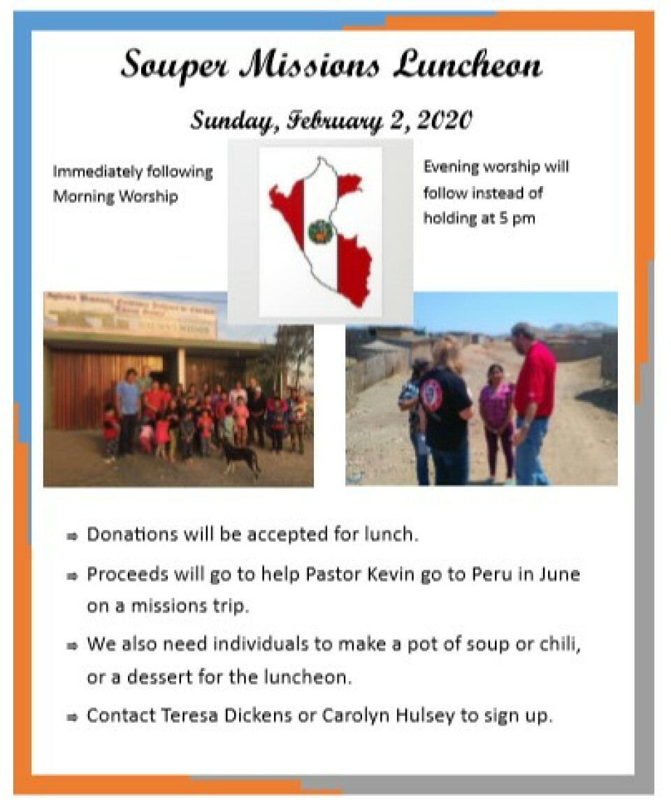 Souper Missions Luncheon