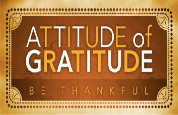 Series: Attitude of Gratitude