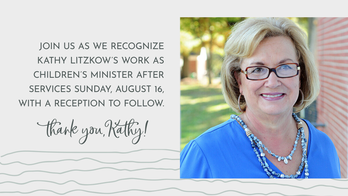 Retirement Reception for Children's Minister, Kathy Litzkow