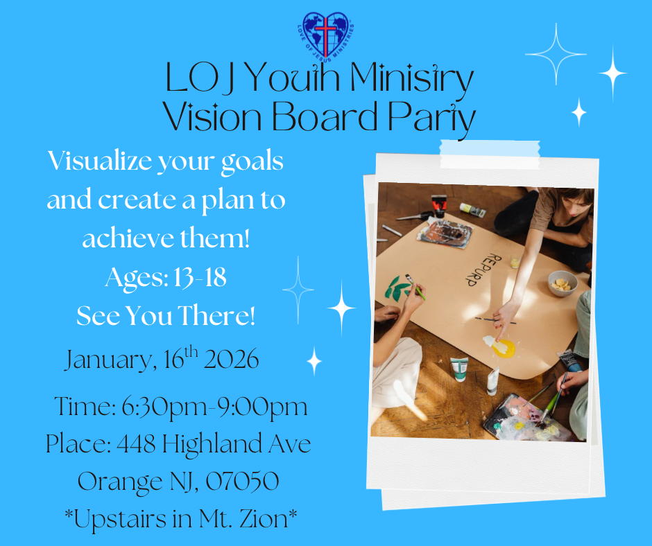 Youth Ministry Vision Board Night!