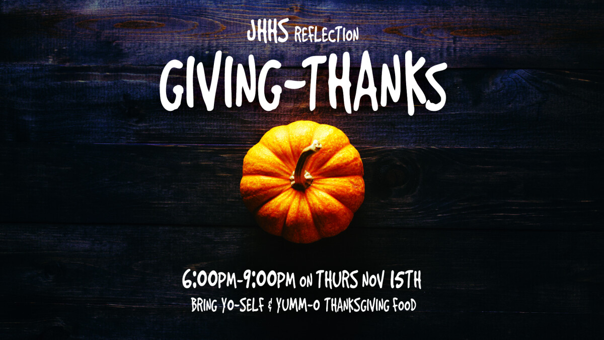 Reflection Youth Group's Giving-Thanks!