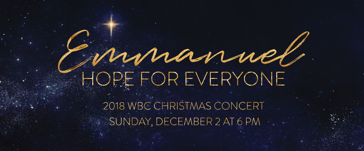 Christmas Concert: Emmanuel: Hope For Everyone