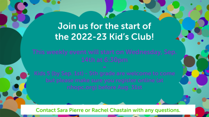 Kid's Club 2022-23