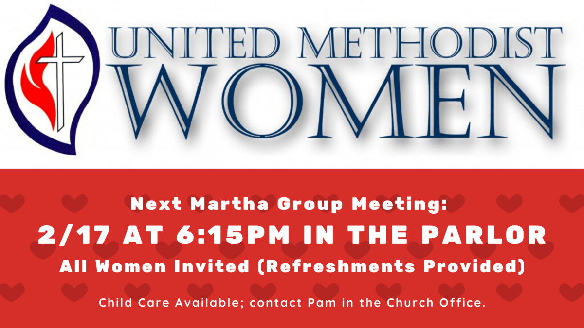 UMW Martha Group Meeting  