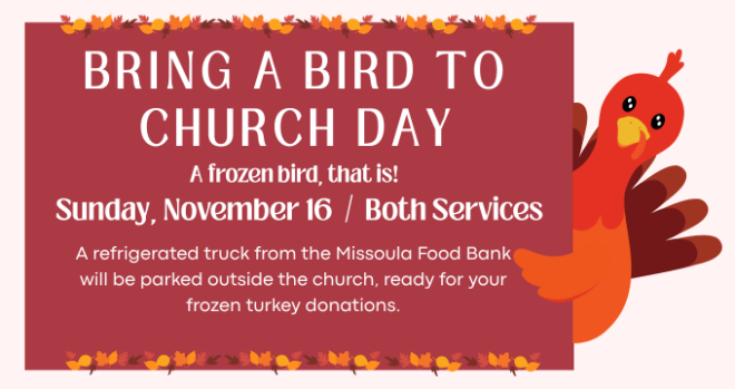 Bring a Bird to Church Day
